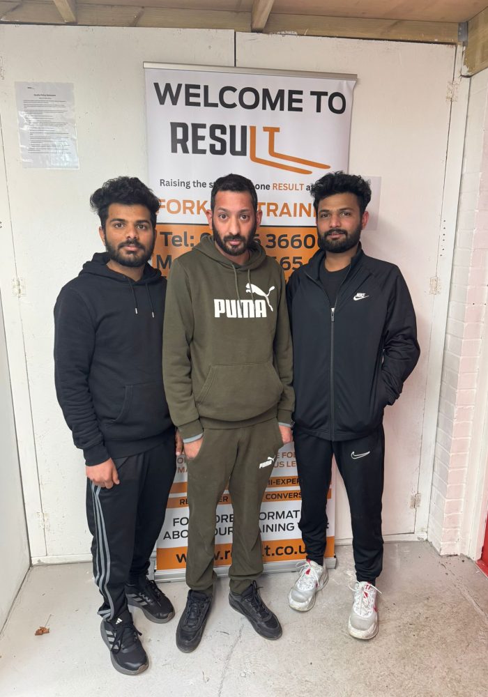 Result forklift training program participants